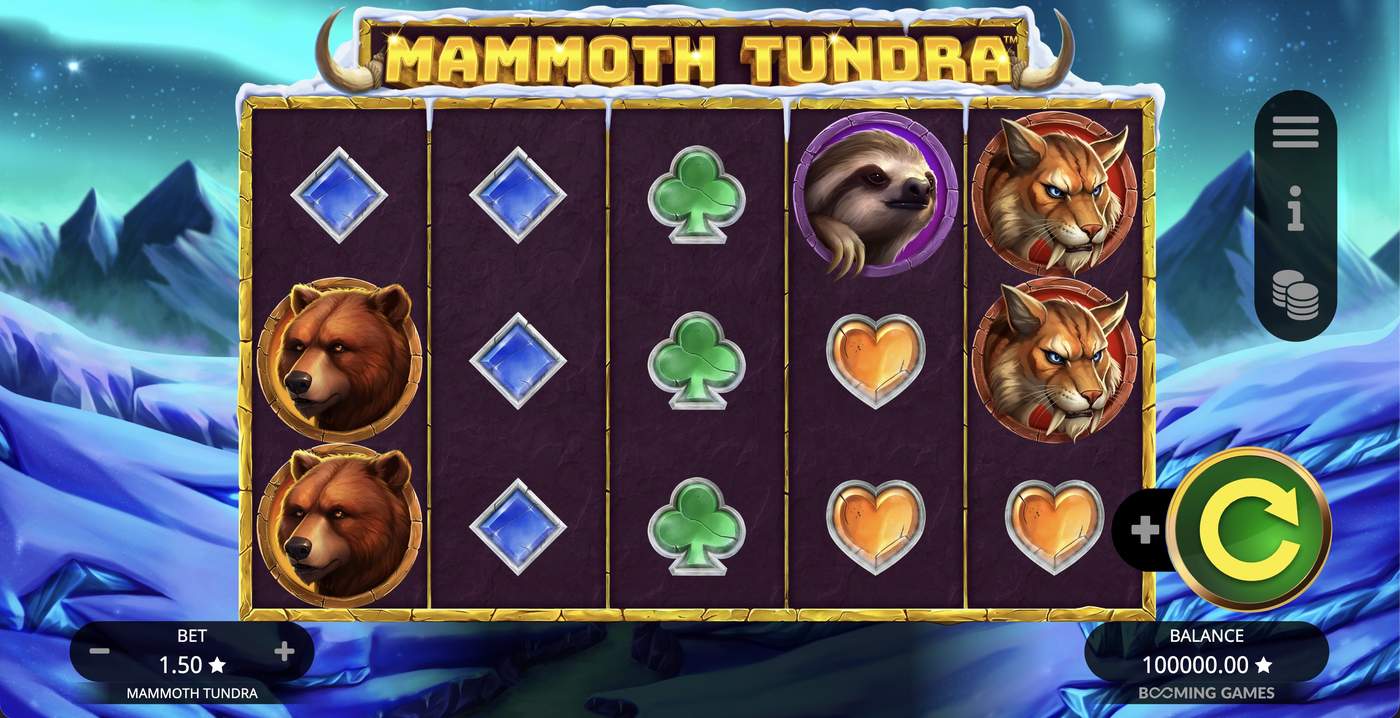 Mammoth Tundra: image of main menu