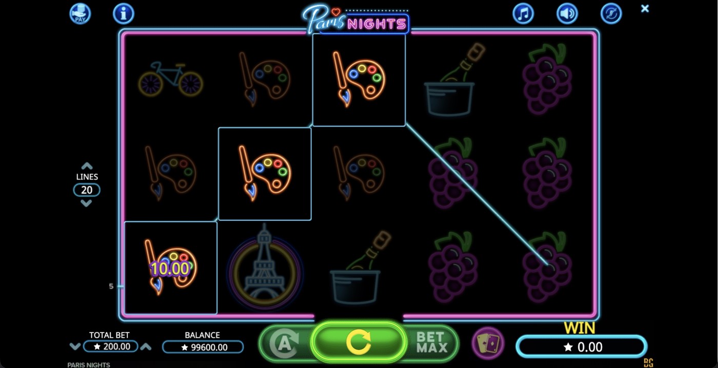 Paris Nights: image of winning