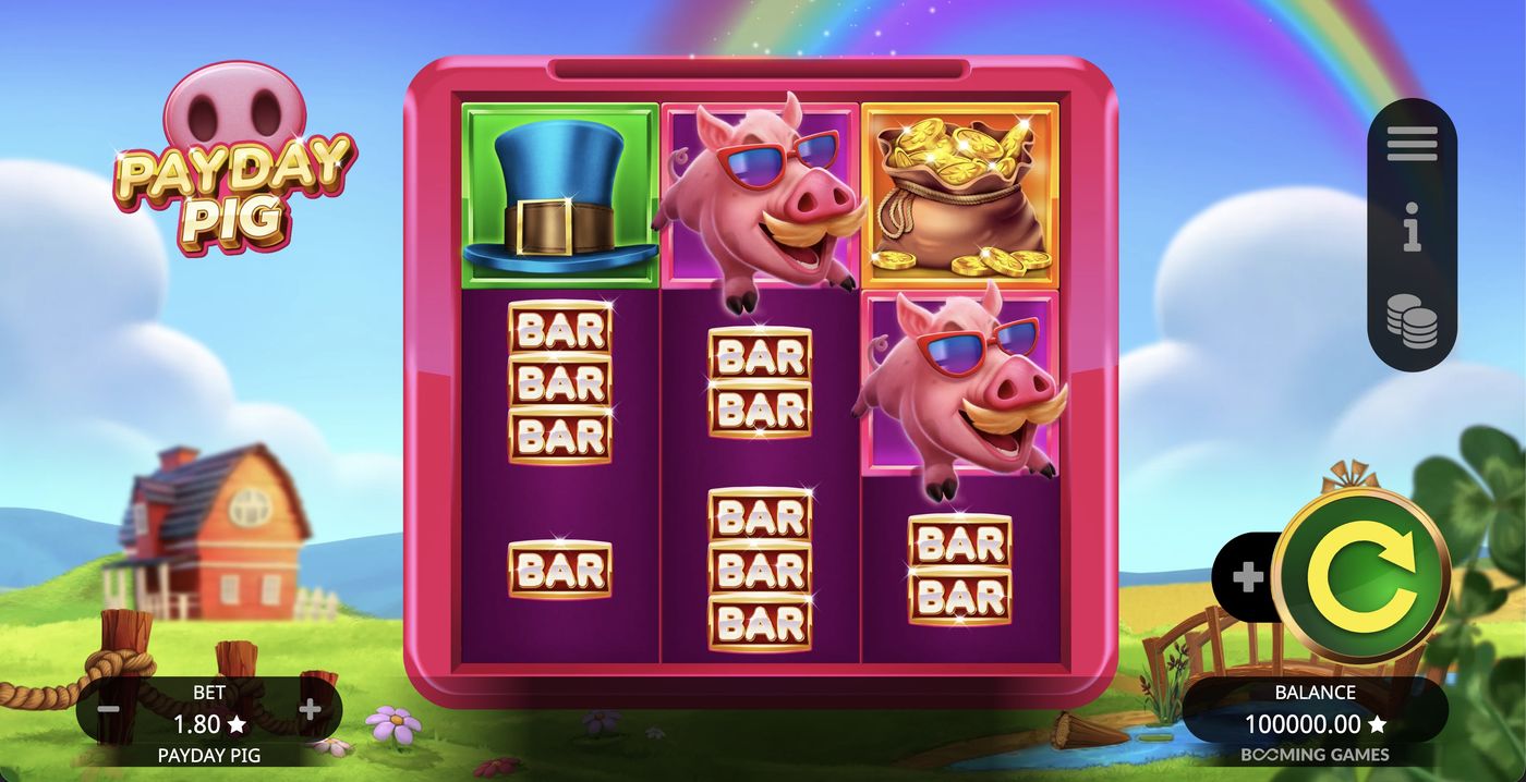 Payday Pig: image of main menu