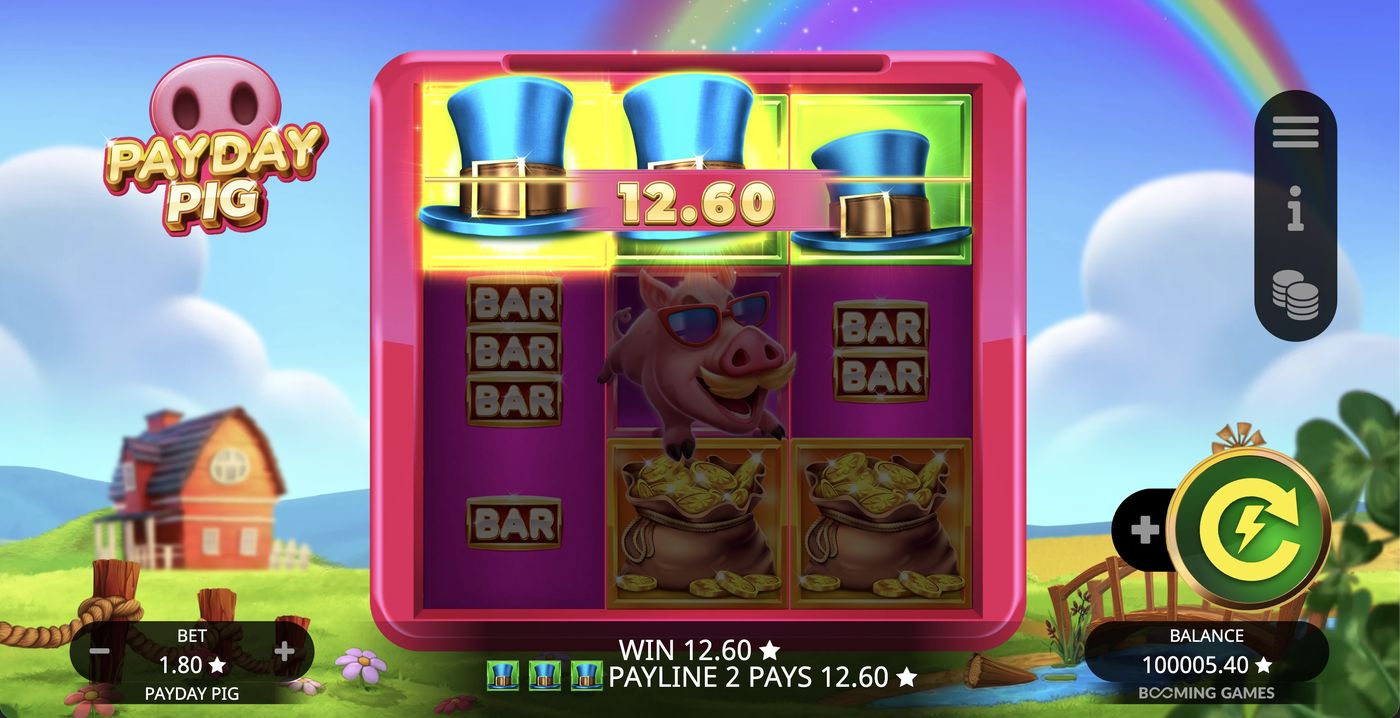 Payday Pig: image of winning