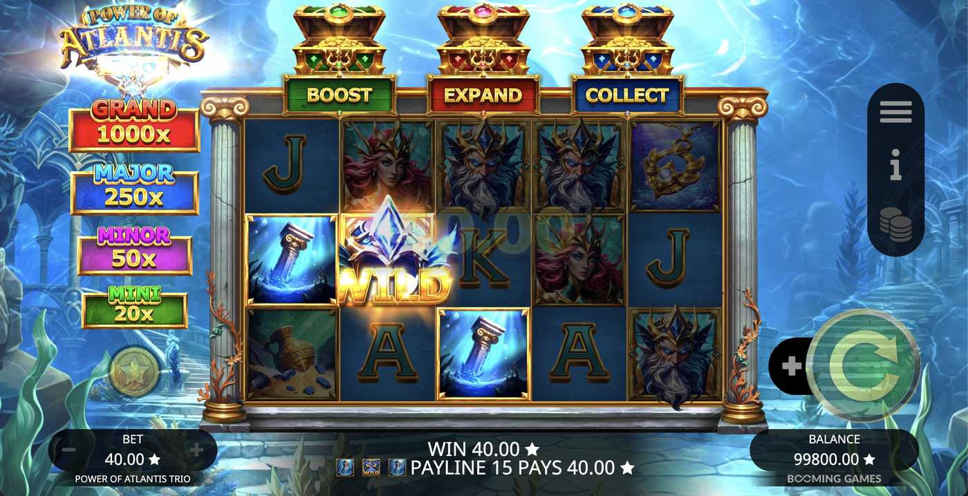 Power of Atlantis Trio: image of winning