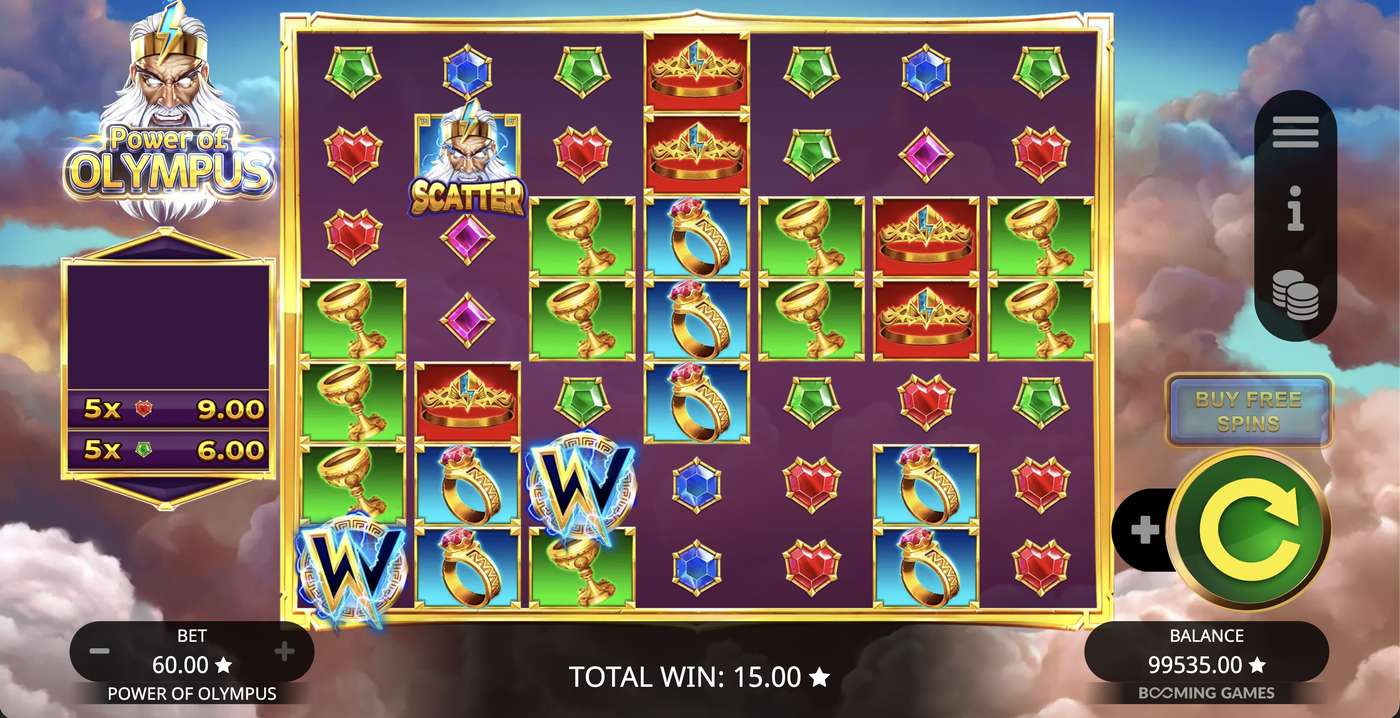 Power of Olympus: image of winning