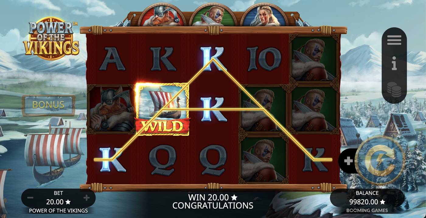 Power of the Vikings: image of winning