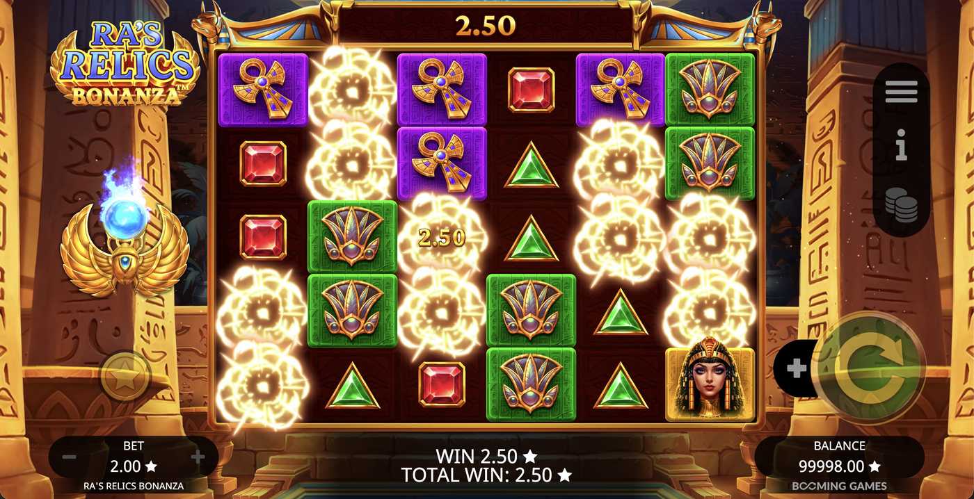 Ra's Relics Bonanza: image of winning