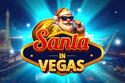 Santa in Vegas Online Slot Logo