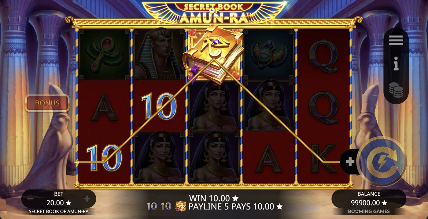 Secret Book of Amun Ra: image of winning