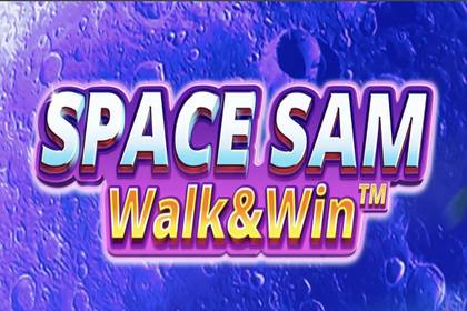 Space Sam Walk and Win Online Slot Logo