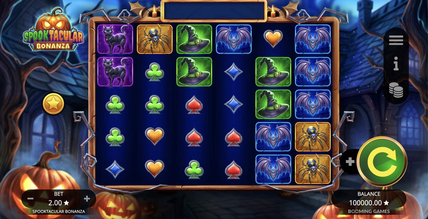 Spooktacular Bonanza: image of main menu