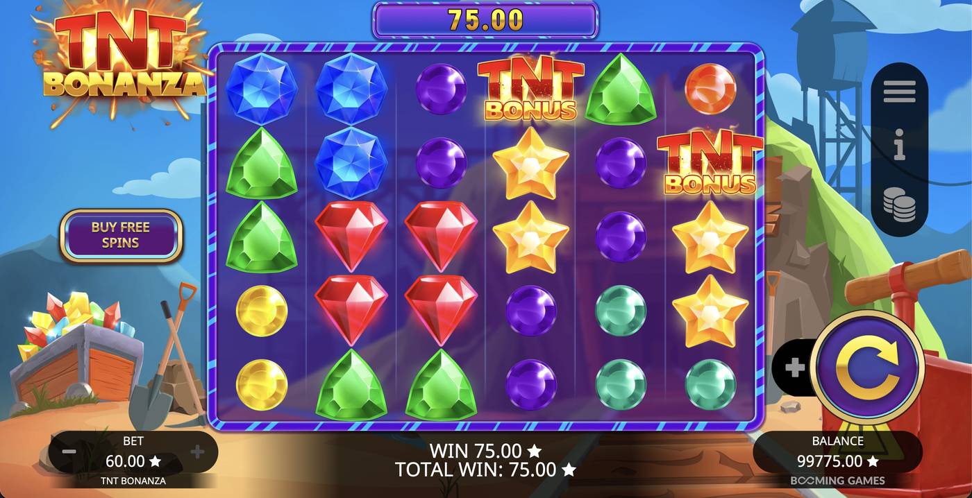 TNT Bonanza: image of winning