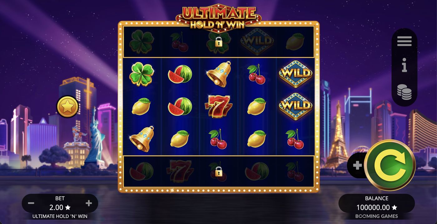 Ultimate Hold 'N' Win: image of main menu