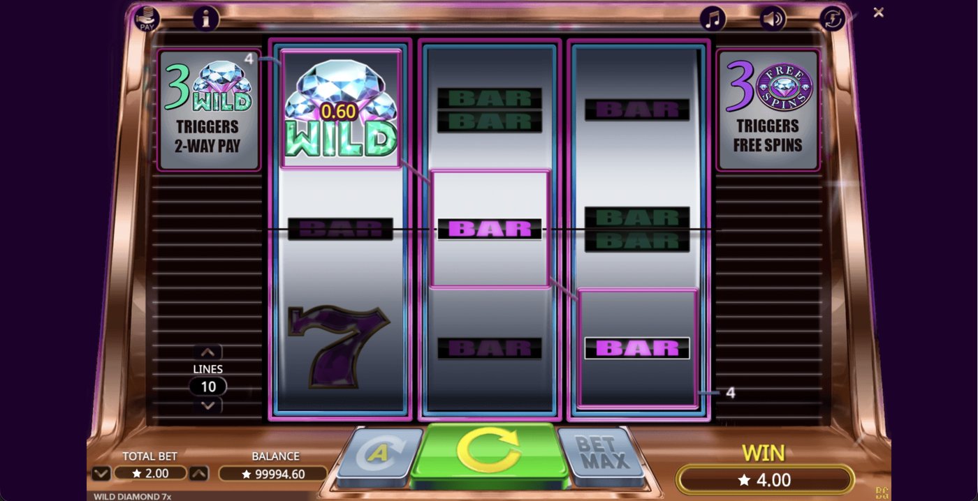 Wild Diamond 7x: image of winning