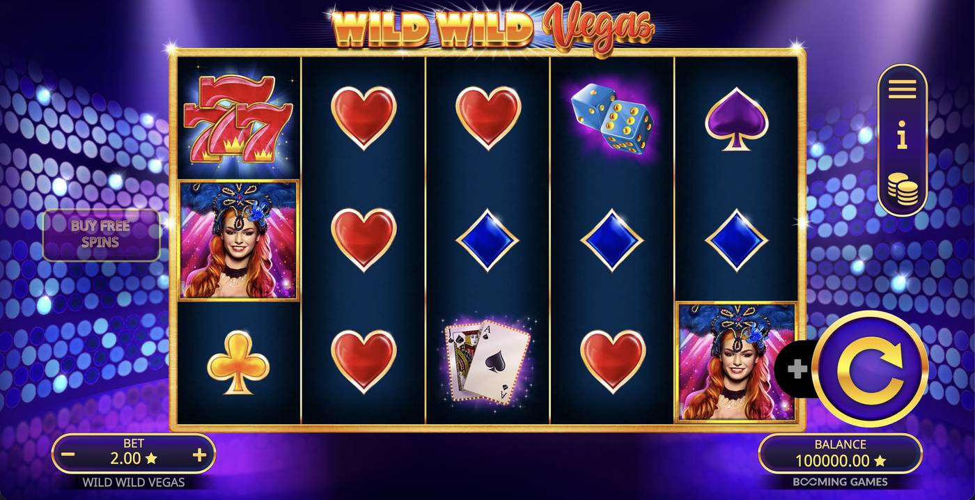 Wild Wild Vegas: image of main menu