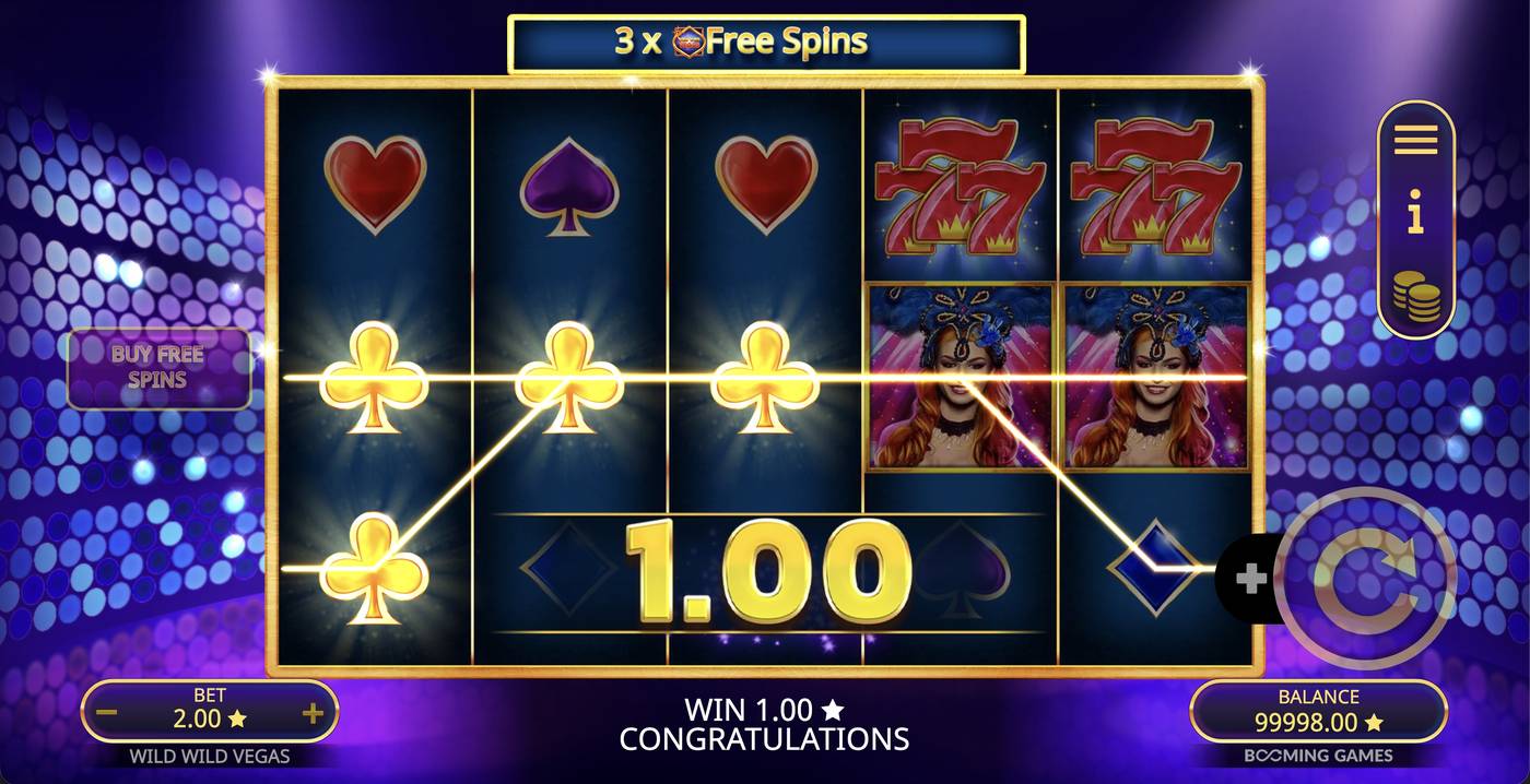 Wild Wild Vegas: image of winning