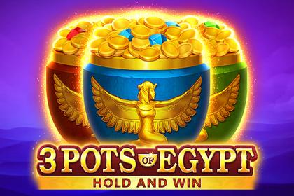 3 Pots of Egypt: Hold and Win Online Slot Logo