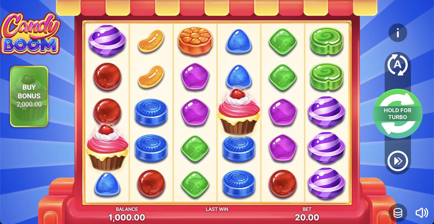 Candy Boom: image of main menu