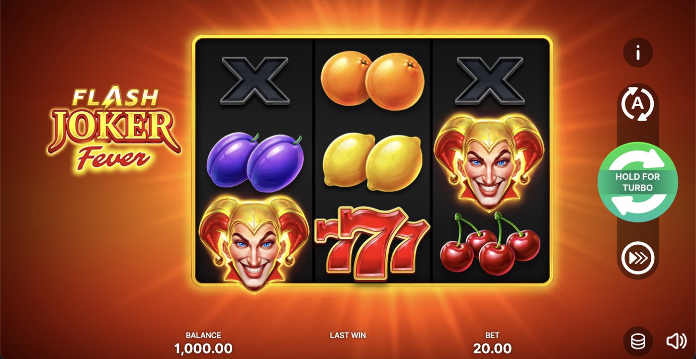 Flash Joker: Fever: image of main menu