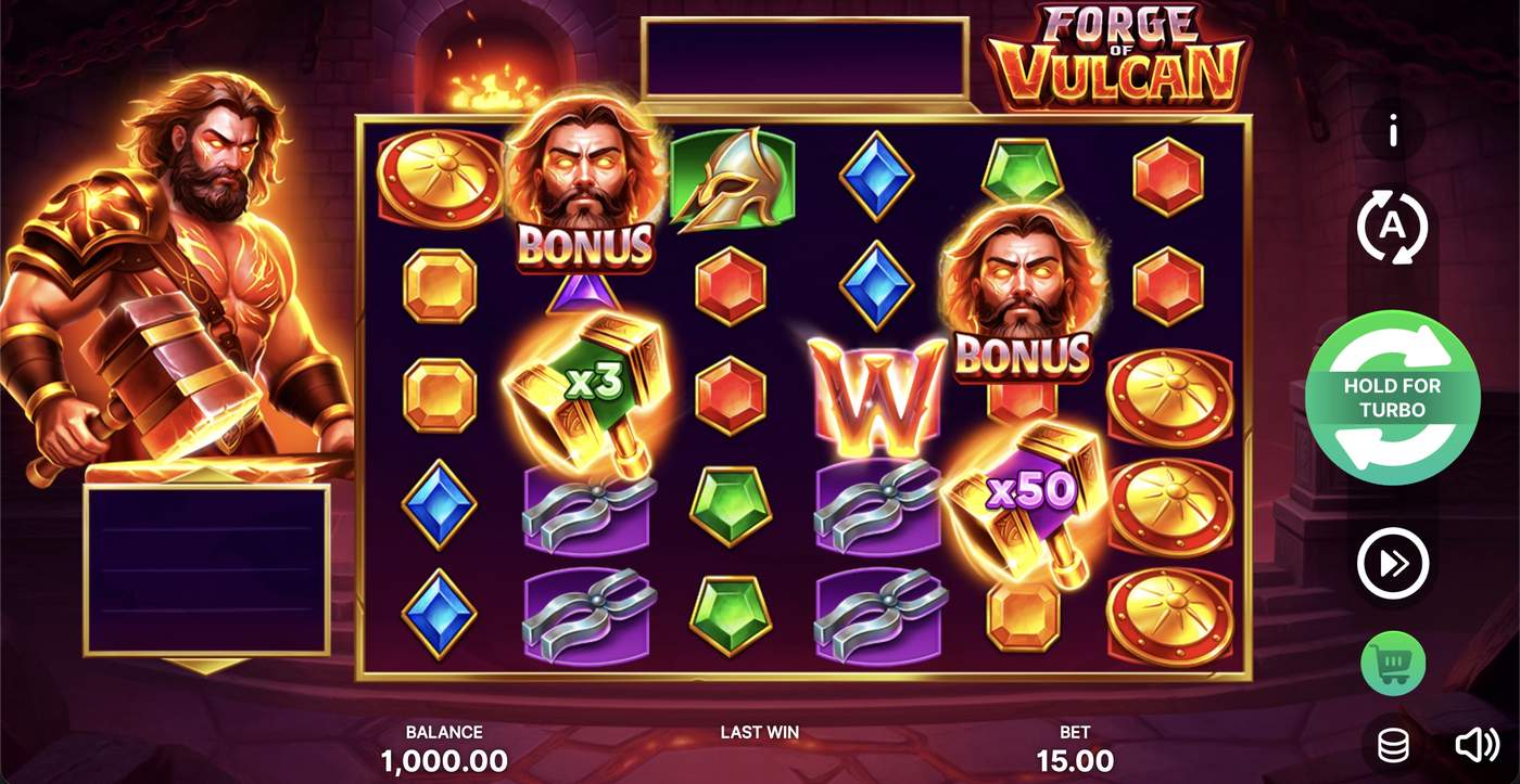 Forge of Vulcan: image of main menu