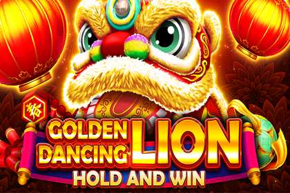 Golden Dancing Lion Online Slot Logo