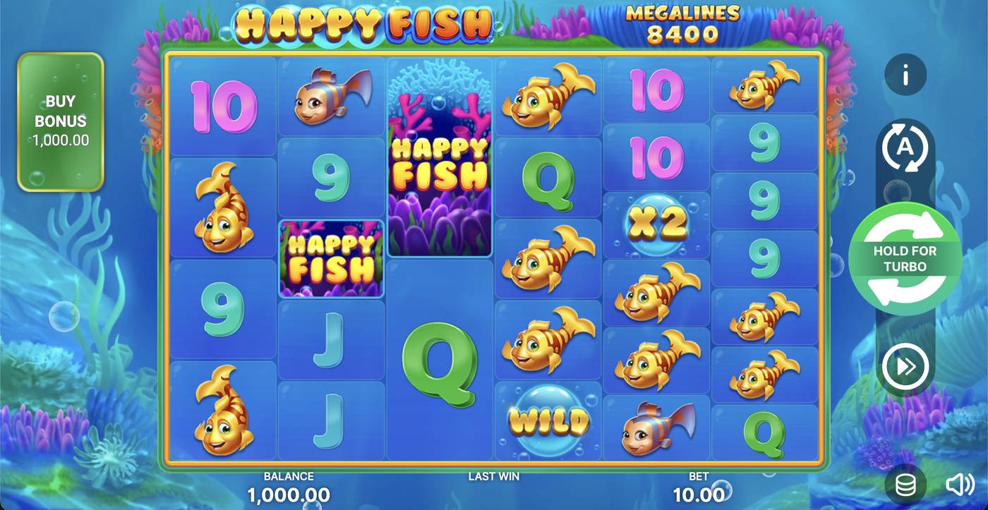 Happy Fish: image of main menu