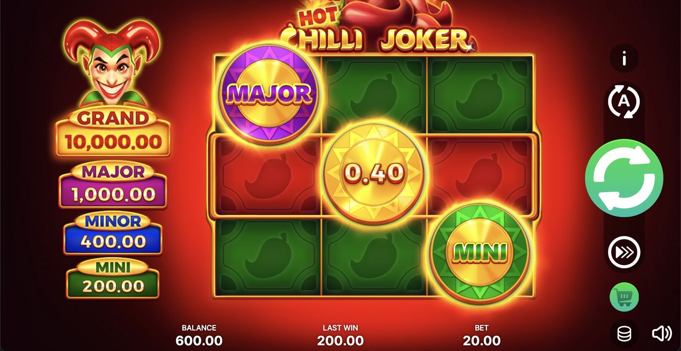 Hot Chilli Joker: image of winning