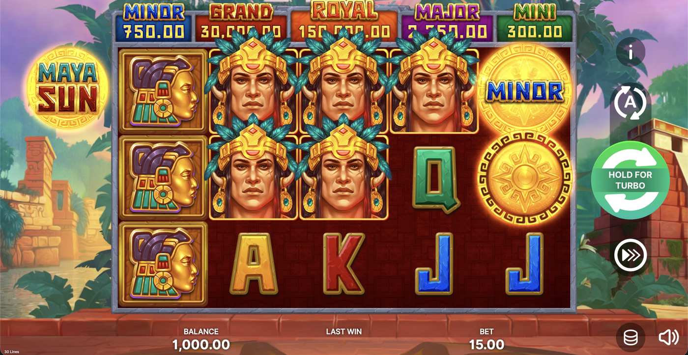 Maya Sun: image of main menu