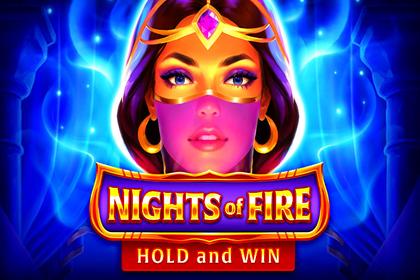 Nights of Fire: Hold and Win Online Slot Logo
