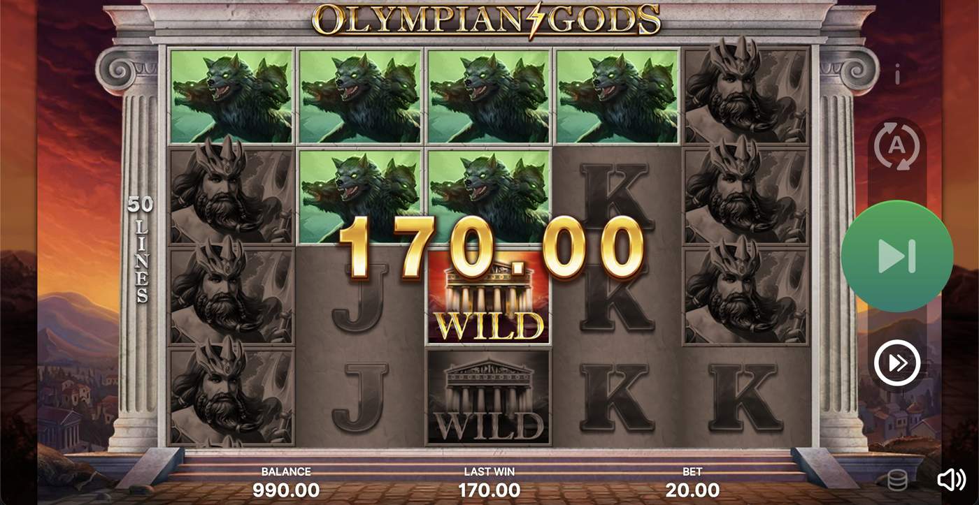 Olympian Gods: image of winning