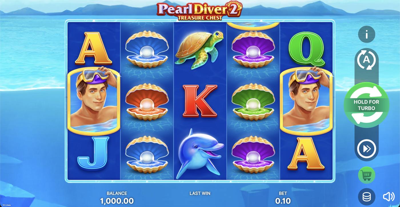 Pearl Diver 2: Treasure Chest: image of main menu