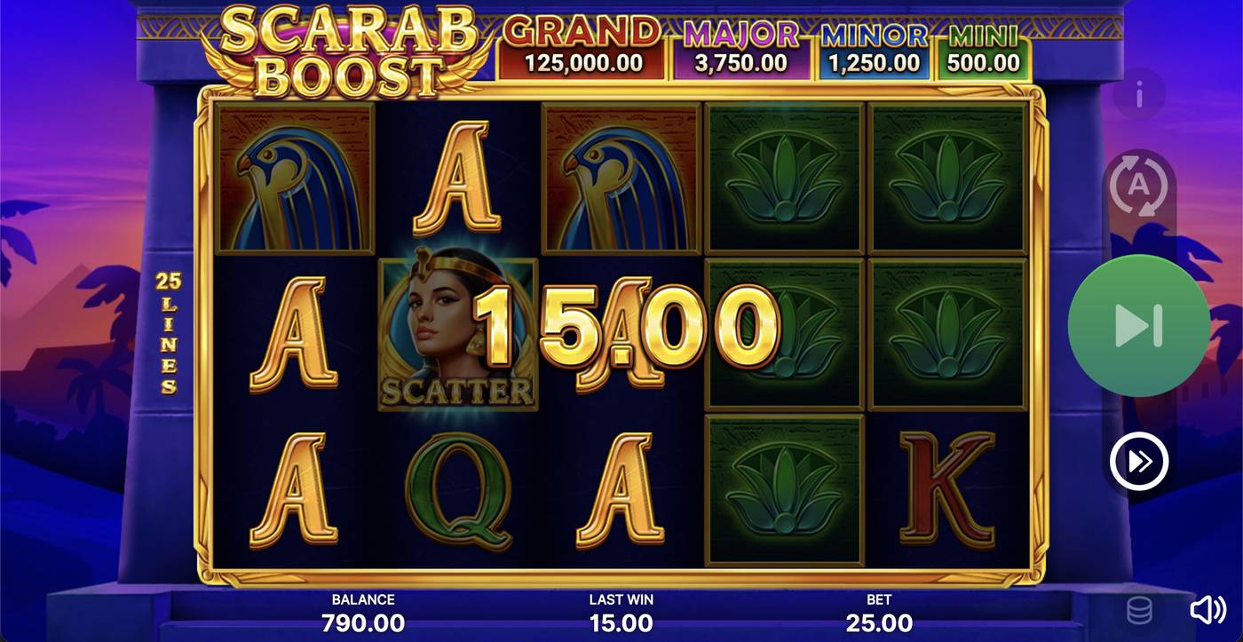 Scarab Boost: image of winning
