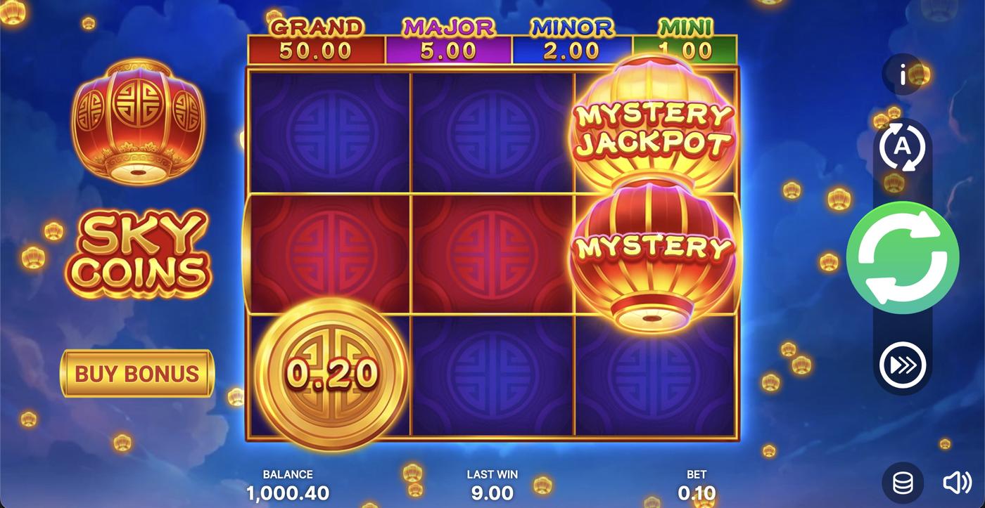 Sky Coins: image of winning