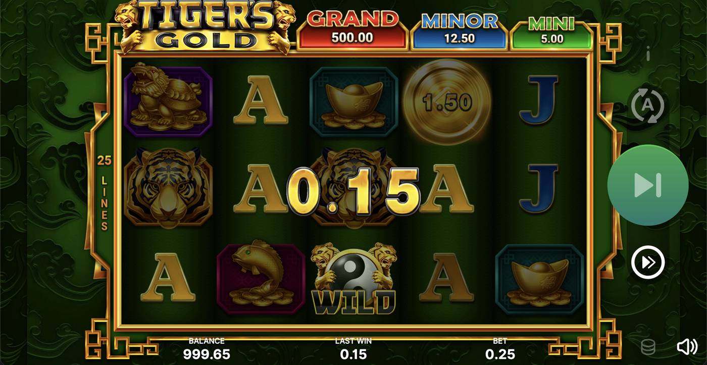 Tiger’s Gold: image of winning