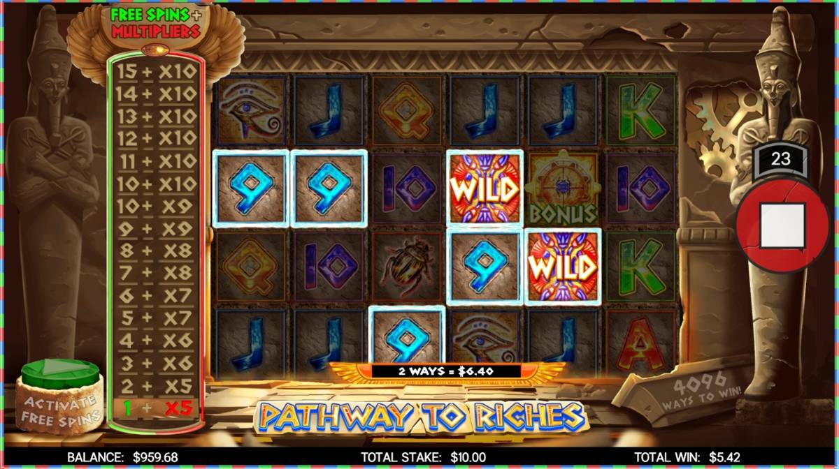 Pathway to Riches: image of winning