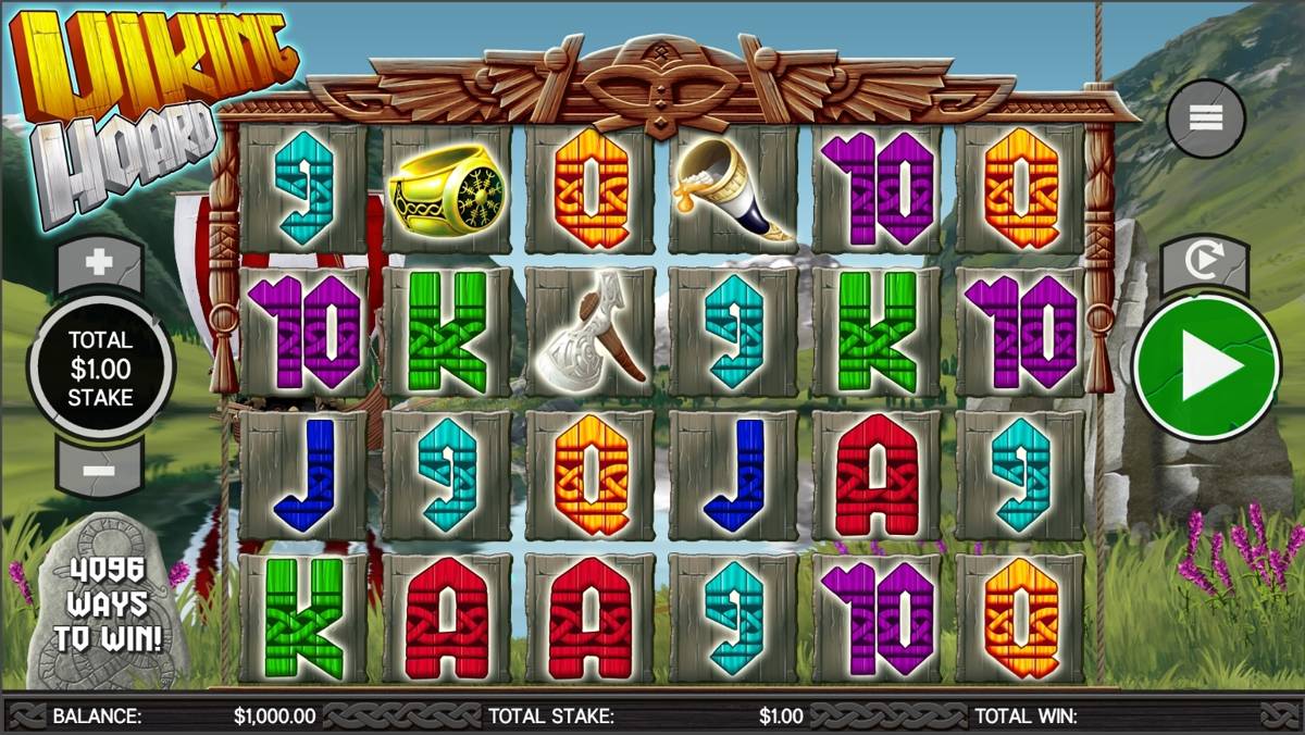 Viking Hoard: image of main menu