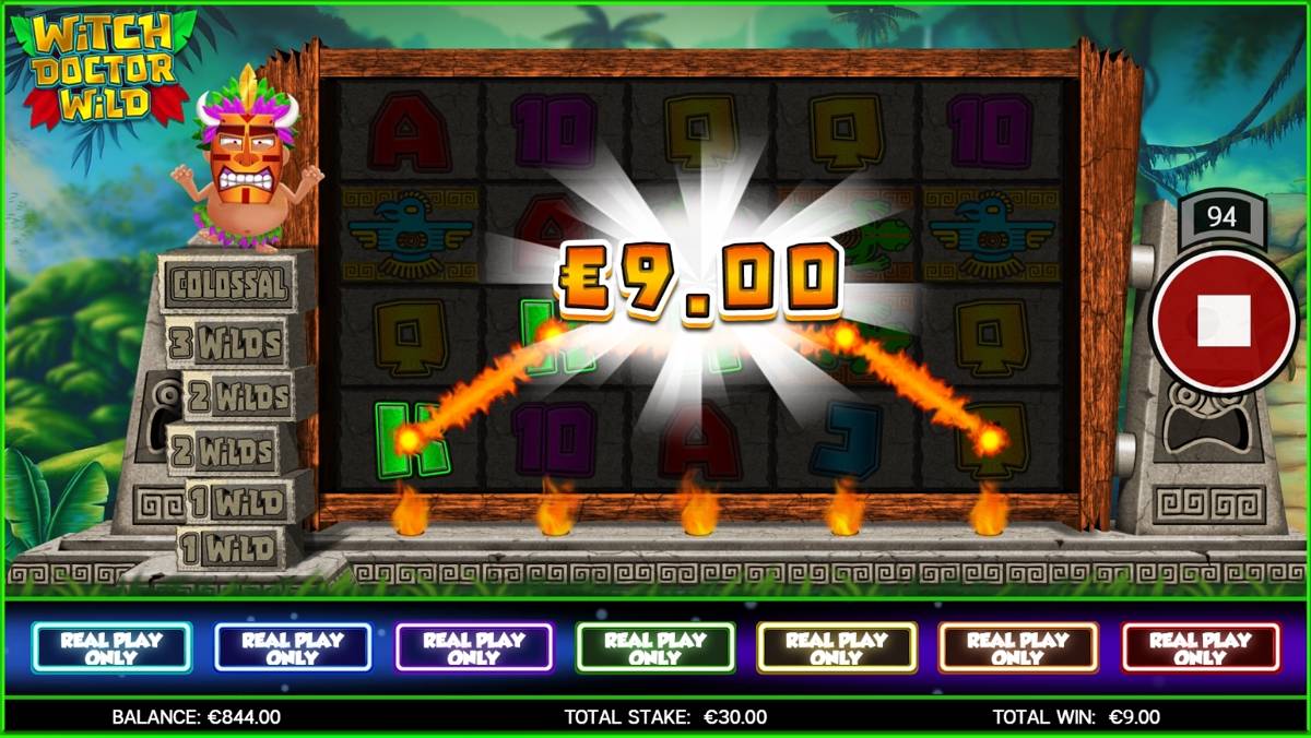 Witch Doctor Wild: image of winning