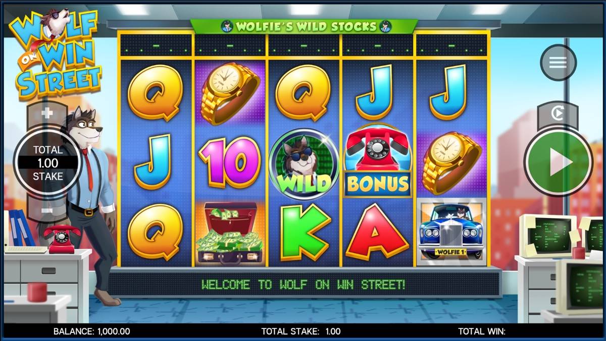 Wolf on Win Street: image of main menu