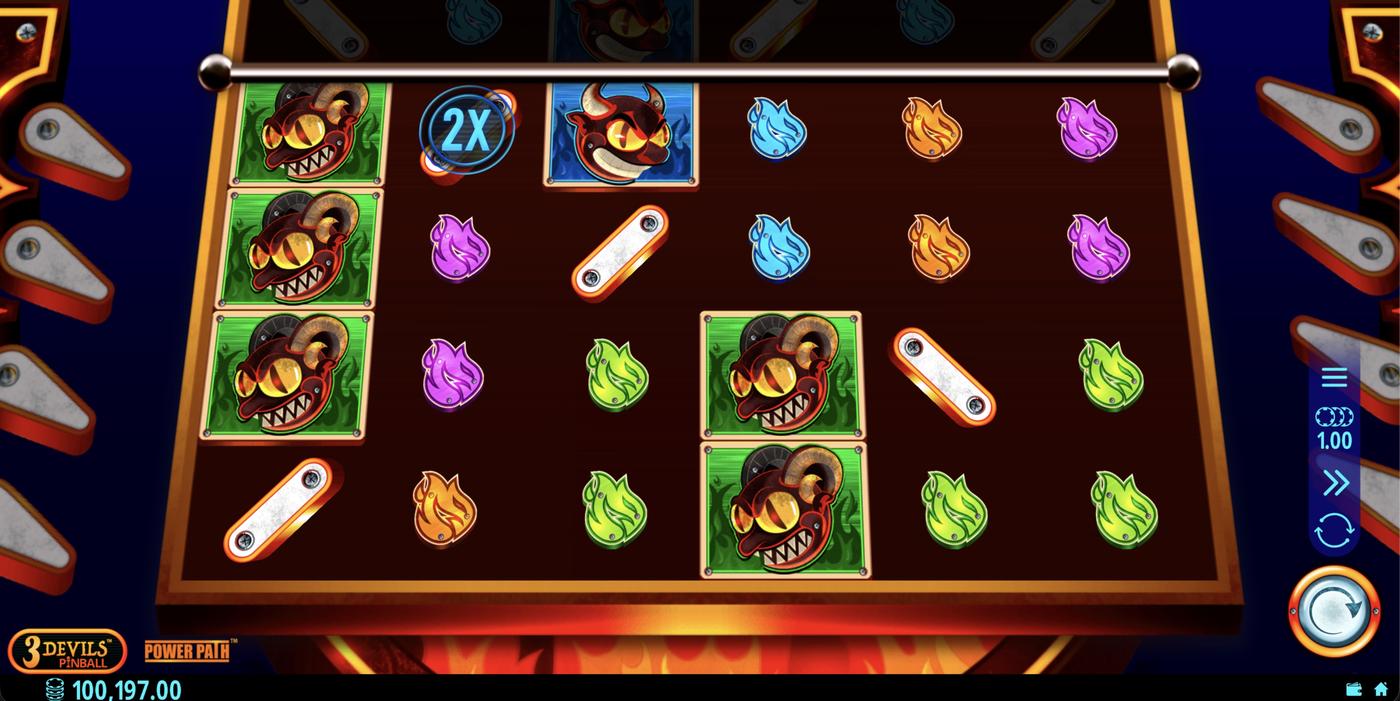 3 Devils Pinball: image of main menu