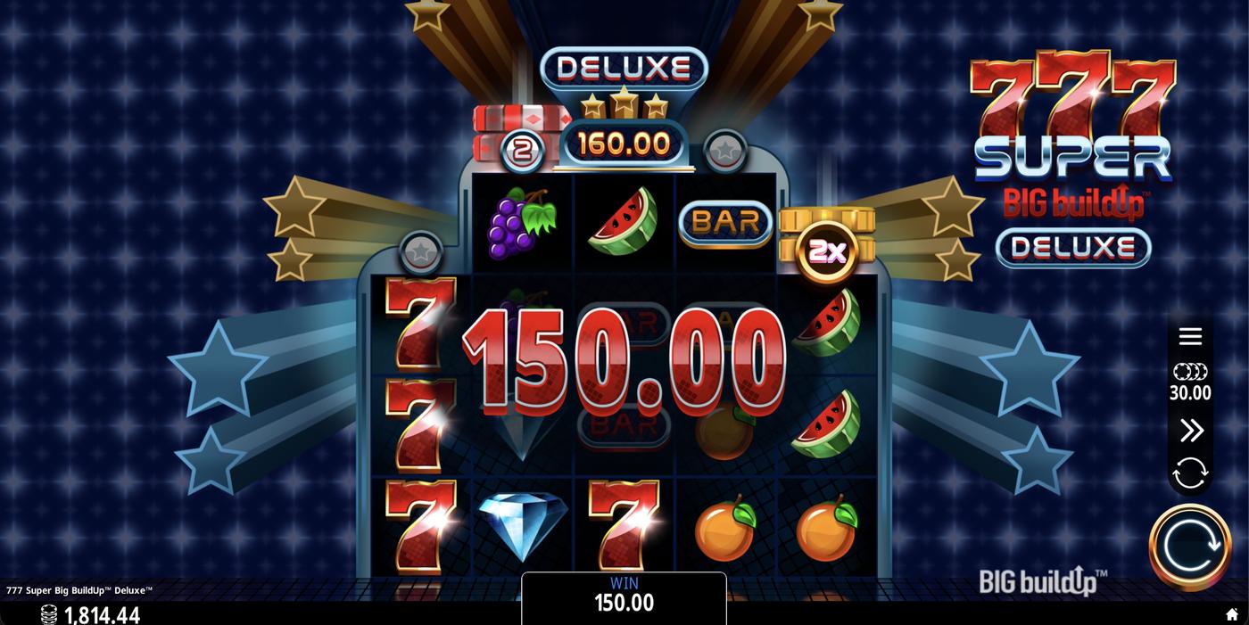 777 Super Big BuildUp Deluxe: image of winning