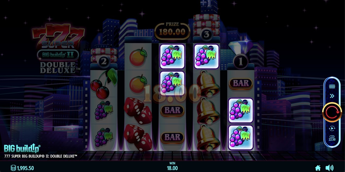 777 Super Big BuildUp II: Double Deluxe: image of winning