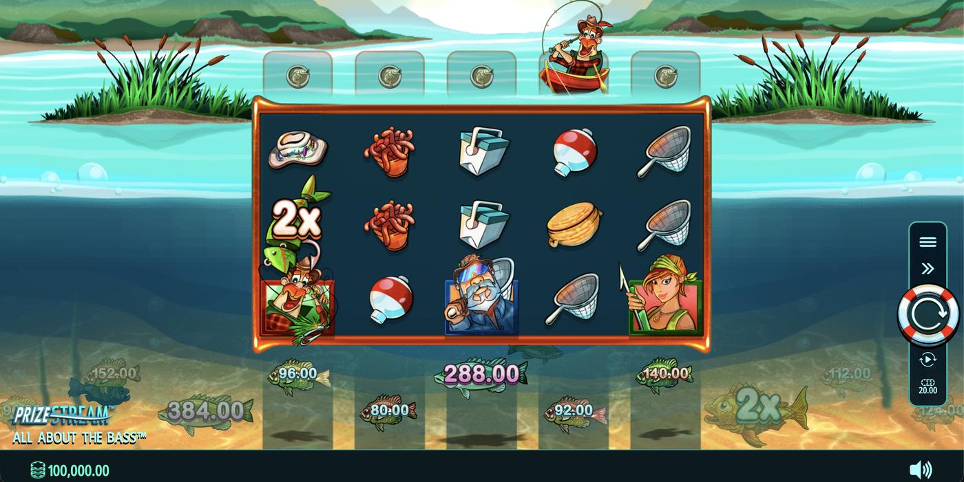 All About The Bass: image of main menu
