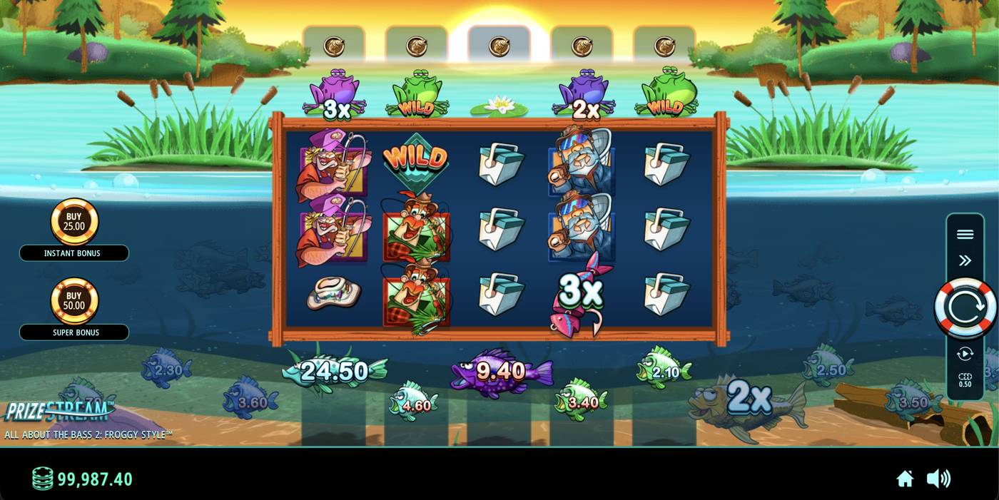 All About the Bass 2: Froggy Style: image of main menu