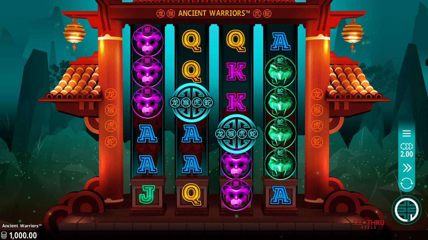 Ancient Warriors: image of main menu