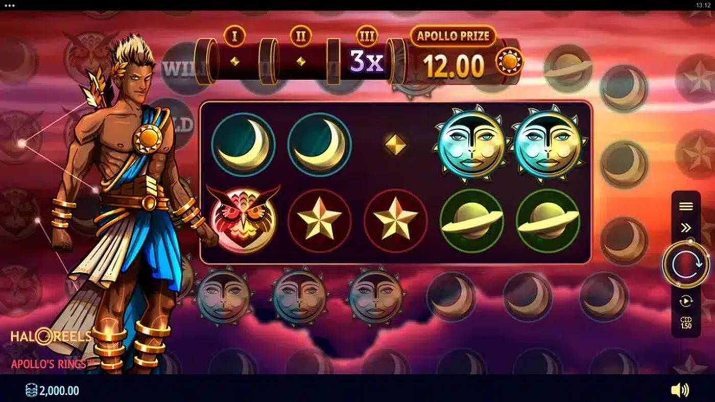Apollo’s Rings: image of main menu