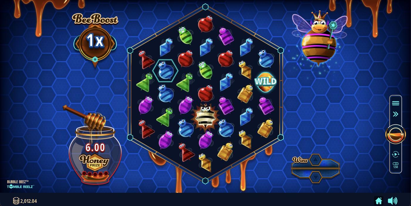 Bubble Beez: image of main menu