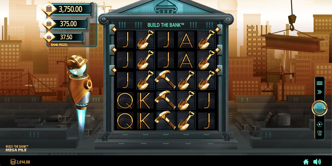 Build The Bank: image of main menu