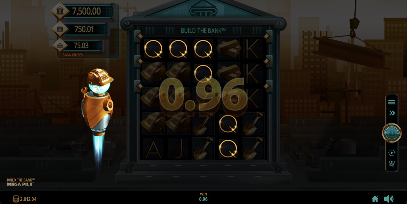 Build The Bank: image of winning