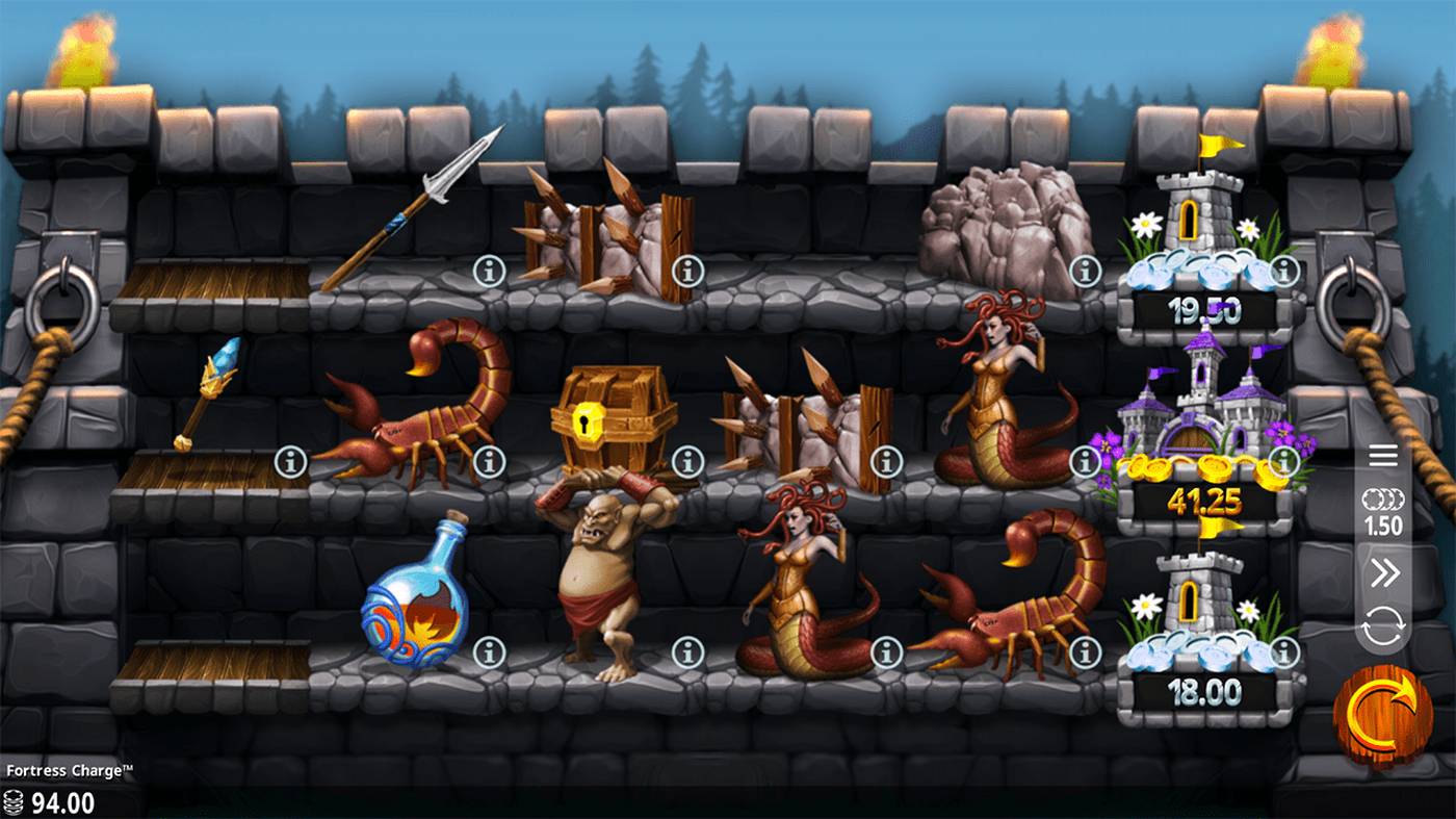 Fortress Charge: image of main menu