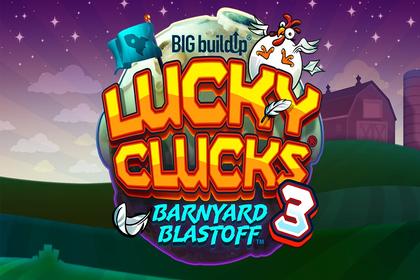Lucky Clucks 3: Barnyard Blastoff Online Slot Logo
