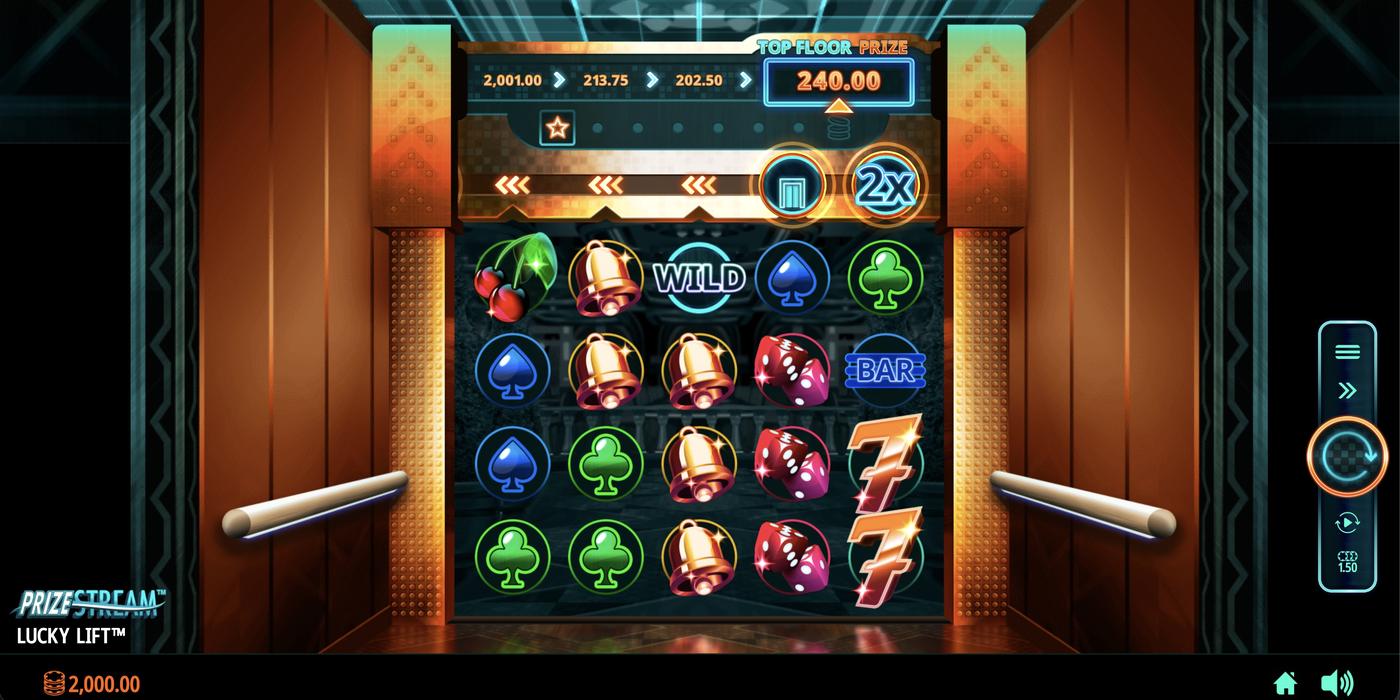 Lucky Lift: image of main menu