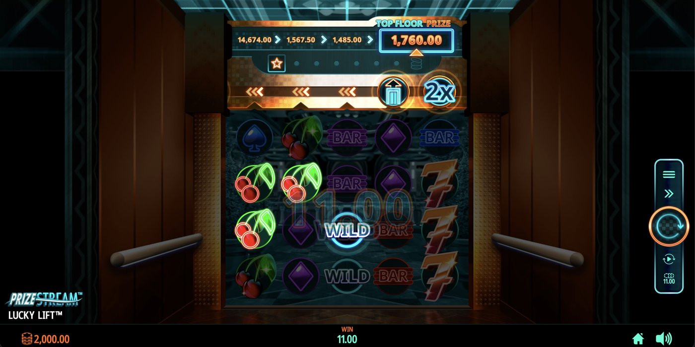 Lucky Lift: image of winning