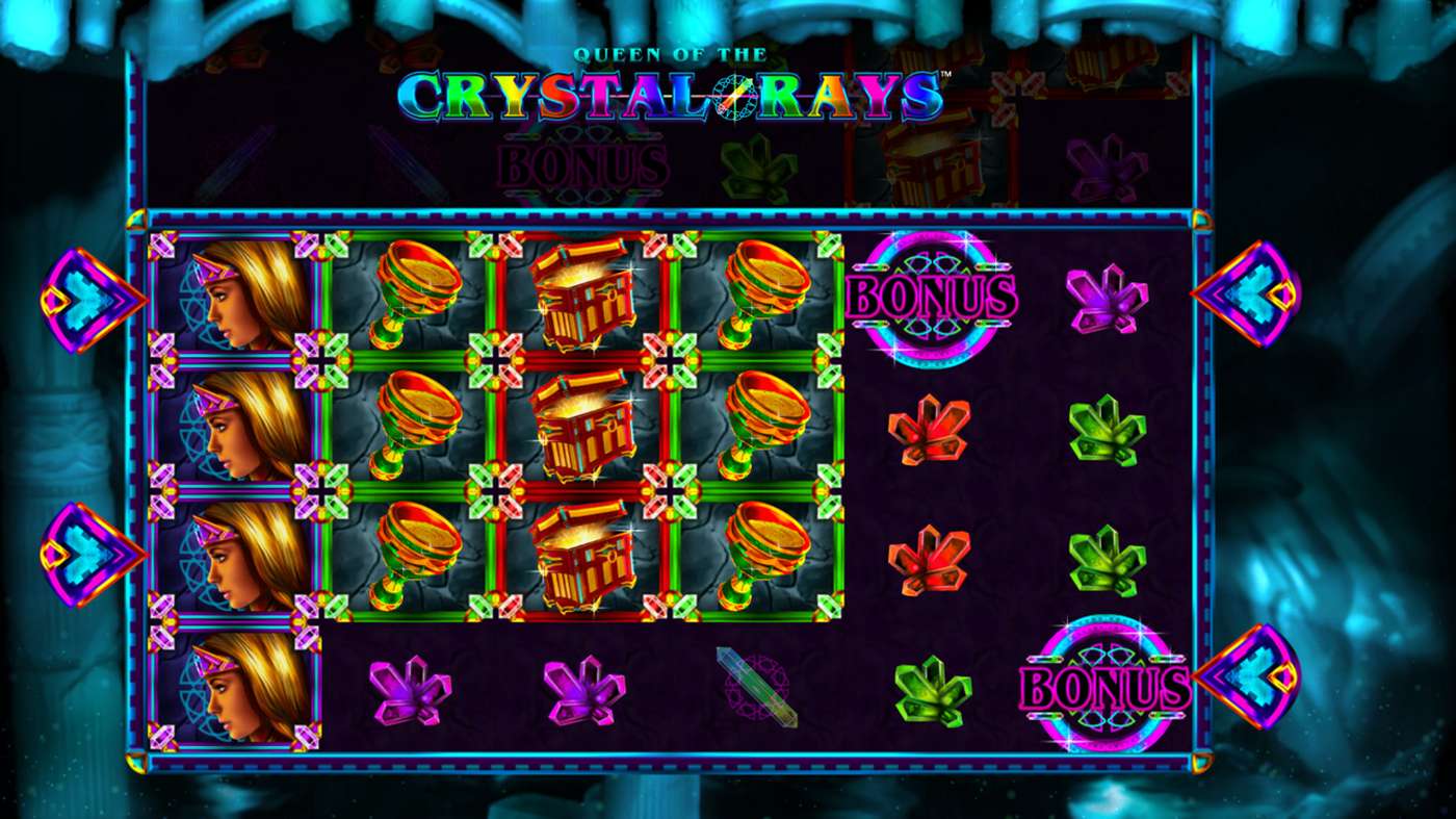 Queen Of The Crystal Rays: image of main menu